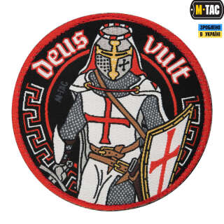 M-Tac нашивка Deus Vult (жаккард)