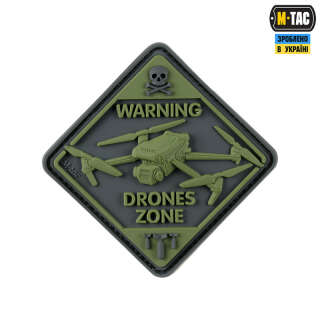 M-Tac нашивка Drone Zone PVC Olive