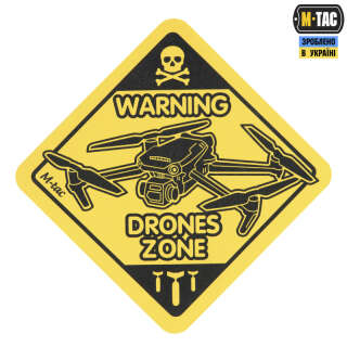 M-Tac нашивка Drones Zone Yellow/Black