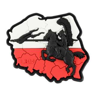 M-Tac нашивка Husaria 3D PVC Red/White/Black