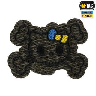 M-Tac нашивка KITTY контур (вишивка) Ranger Green