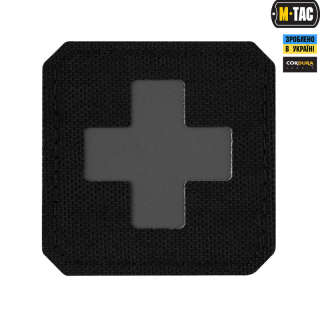 M-Tac нашивка Medic Cross Laser Cut Black/Grey