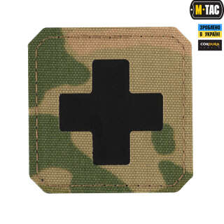 M-Tac нашивка Medic Cross Laser Cut Multicam/Black