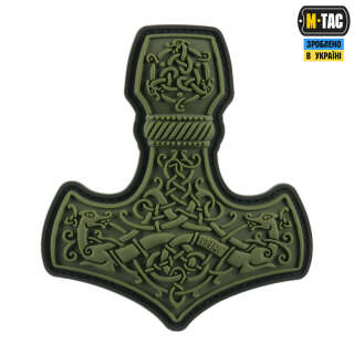 M-Tac нашивка Mjölnir Large PVC Olive