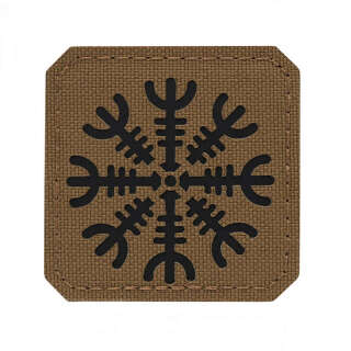 M-Tac нашивка шолом Жаху Laser Cut Coyote/Black