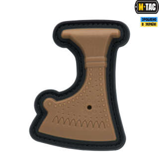 M-Tac нашивка Сокира Перуна (тип 2) ПВХ койот