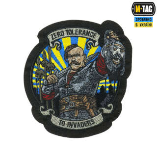 M-Tac нашивка Zero Tolerance (вишивка) Black