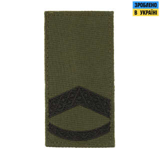 M-Tac погон МО Прапорщик на липучці олива