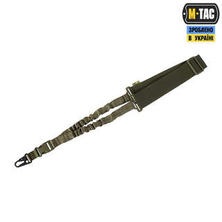 M-Tac ремінь збройовий одноточковий еластичний Ranger Green