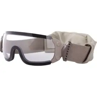 Маска захисна для повітряно-десантних підрозділів ESS Jumpmaster Desert Tan Clr CLEAR