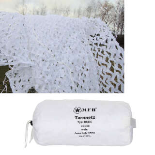 Маскувальна сітка MFH Camo Net «Basic» 2x3 м White