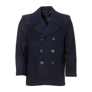 Морський бушлат US NAVY PEA COAT (Америка) Black