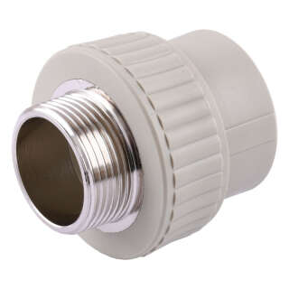 Муфта наружная резьба Vsplast PPR 25*1/2″ ** 1005, VSplast