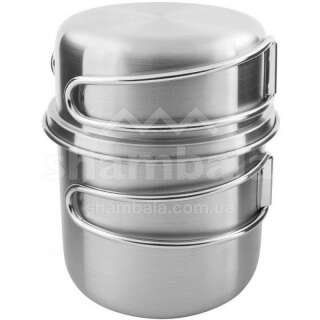 набір кухлів tatonka handle mug 500 set, silver (tat 4172.000)
