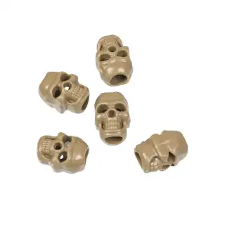Набір стопперів для блискавки/темляка CORD STOPPER SKULL Coyote