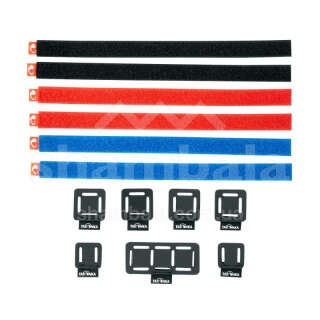 набір стяжних ременів tatonka loop strap & patch set, assorted (tat 3218.001)