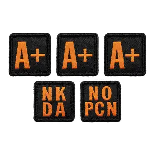 Набір патчів 5.11 Blood Type Patch Kit A Positive (Multi), 5.11 ®
