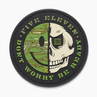 Нашивка 5.11 ® Don't Worry Be Ready Patch Black