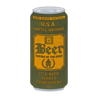 Нашивка 5.11 Battle Rations Patch (GREEN), 5.11 ®