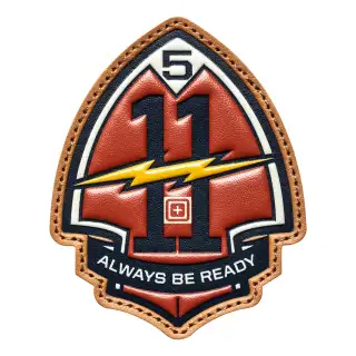 Нашивка 5.11 Bolt and Arrowhead Patch Red