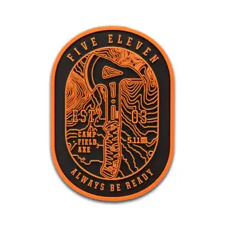 Нашивка 5.11 Camp Field Axe Patch (Orange), 5.11 ®