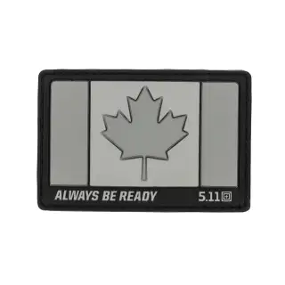 Нашивка 5.11 Canada Flag Patch Charcoal