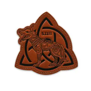 Нашивка 5.11 Celtic Dog Patch Brown