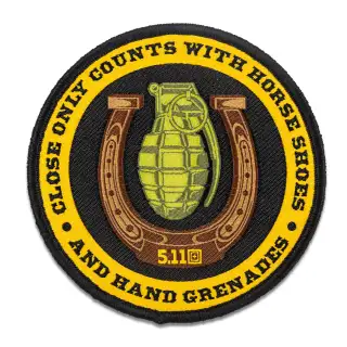 Нашивка 5.11 Close Only Counts Patch Brown