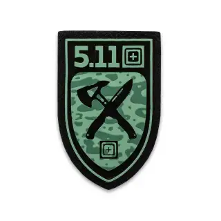 Нашивка 5.11 Crossed Blade Axe Patch GREEN