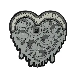 Нашивка 5.11 Dark Pizza Patch Grey