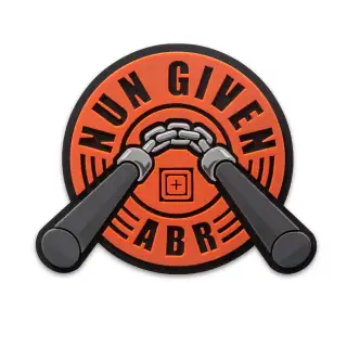 Нашивка 5.11 Nun Given Patch Orange