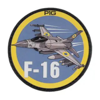 Нашивка на липучці F-16 PVC Multi