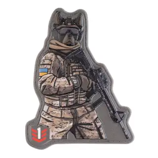 Нашивка на липучці Колекція Символ Року - Пес Multi