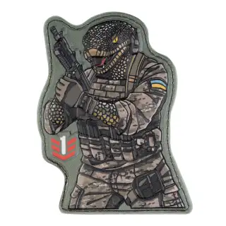 Нашивка на липучці Колекція Символ Року - Змія Multi