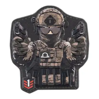 Нашивка на липучці Колекція Зодіак - Терези Multi