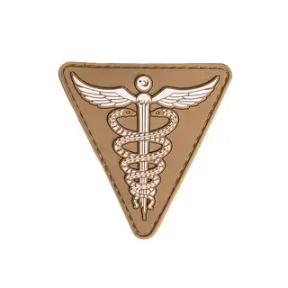 Нашивка на липучці Sturm Mil-Tec Medical Patch PVC 3D Dark Coyote