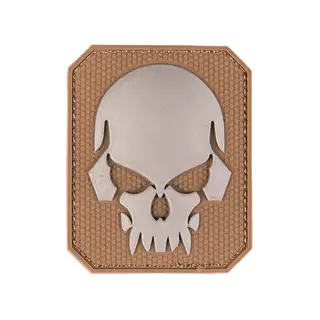 Нашивка на липучці Sturm Mil-Tec Skull Patch PVC 3D (Large) Dark Coyote