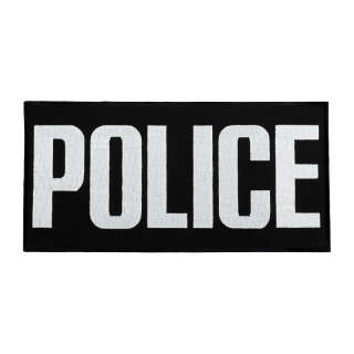 Нашивка на спину Police (30х15 см) чорна