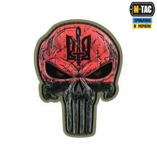 M-Tac нашивка Punisher Червоний