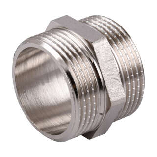 Ниппель 1 1/4″ЗЗ никелированный NN662S OPTIMUM