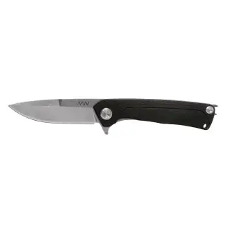 Ніж складний ANV Knives Z100 (Liner lock, GRN Black, Plain edge)
