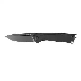 Ніж складний ANV Knives Z200 (DLC, Liner lock, G10 Black, Plain edge) Black