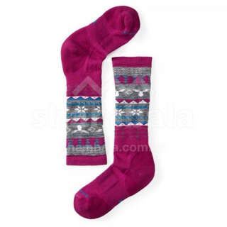 Шкарпетки для дівчаток Smartwool Wintersport Fairisle Moose Berry, р.L (SW 15012.044-L)