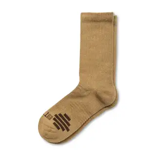 Шкарпетки тактичні 5.11 ® Duty Ready + Merino Crew Socks US Dark Coyote