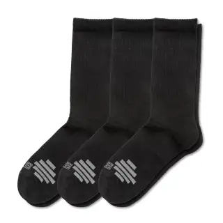 Шкарпетки тактичні 5.11 ® Duty Ready Plus Crew Socks (3 пари) Black