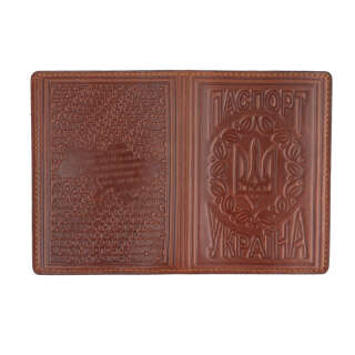 Обкладинка для паспорта України Бордовий