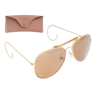 Окуляри льотні з футляром армії США Brown