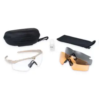 Окуляри балістичні Oakley® SI Ballistic M Frame® 3.0 (Dark Bone; Clear/Grey/Persimmon) Clear/Grey/Persimmon