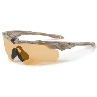 Окуляри захисні балістичні ESS Crossblade Spin Camo Bone with HI-Def Bronze, Clear &amp; Smoke Gray Camo, ESS®