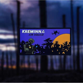 Патч ПВХ "KREMINNA air squad"